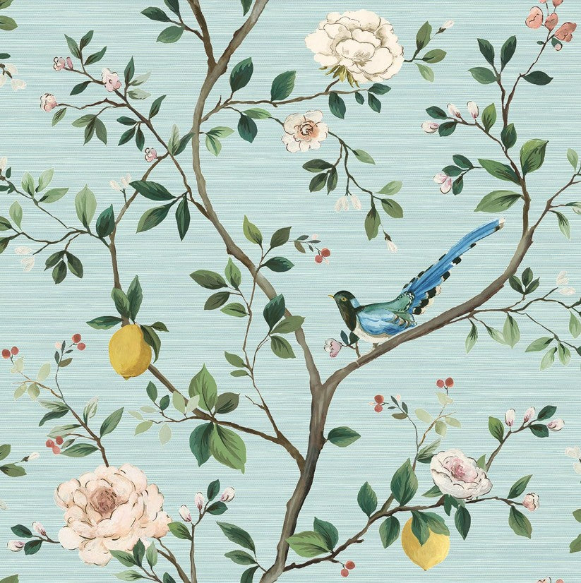 Blossom Citrus Floral | Topaz Blue