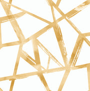 Luxury Living - Wallpaper in Gold and White