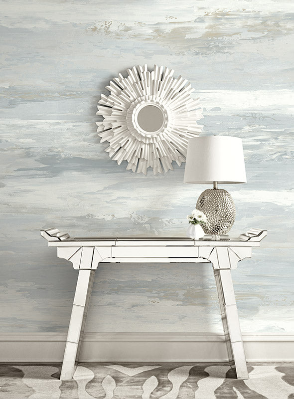 Cloud 9 Mural Wallpaper in Gray for Modern Living