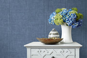Decorating with Denim Blue Wallpaper