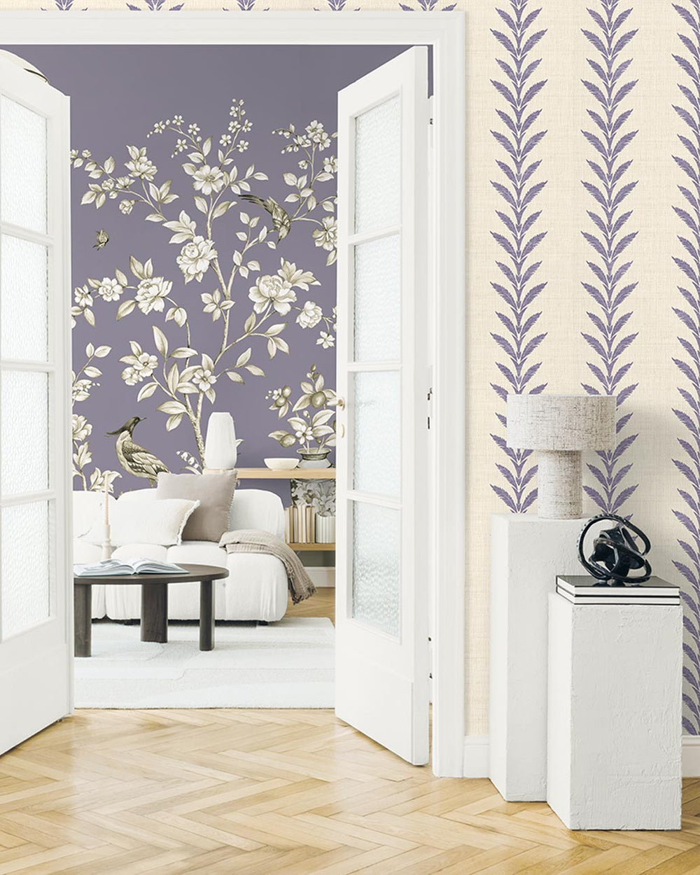 Jardin Toile Mural - Lavender