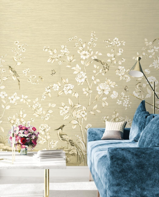 Jardin Toile Mural Natural - Neutral
