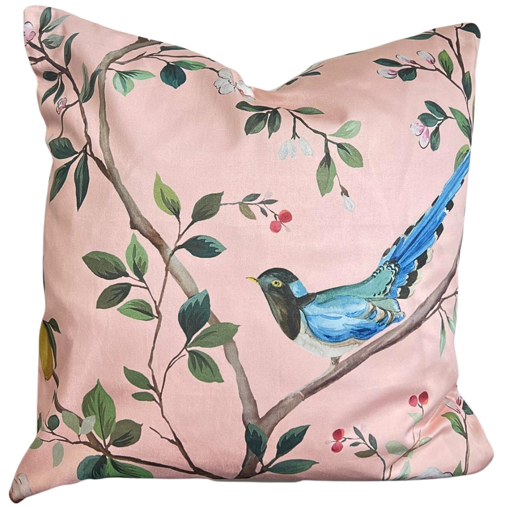 Blossom Chinoiserie Pillow | Peach