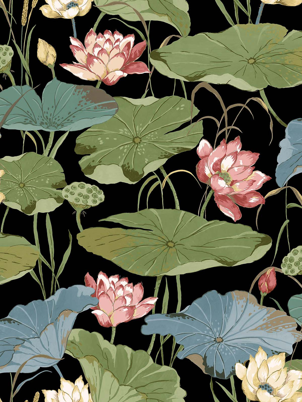 Lotus Flower - Black