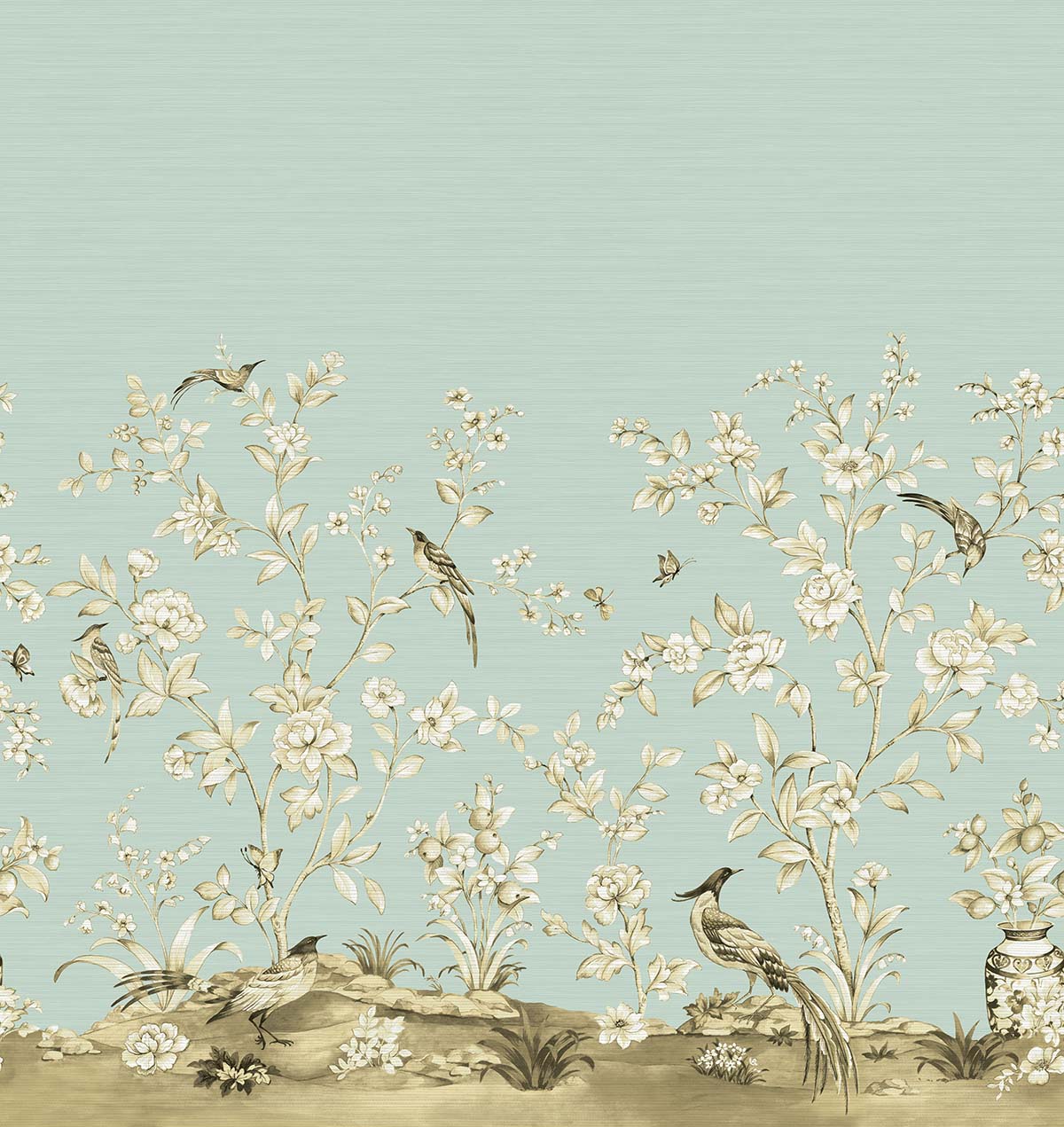 Jardin Toile Mural Natural - Seaglass