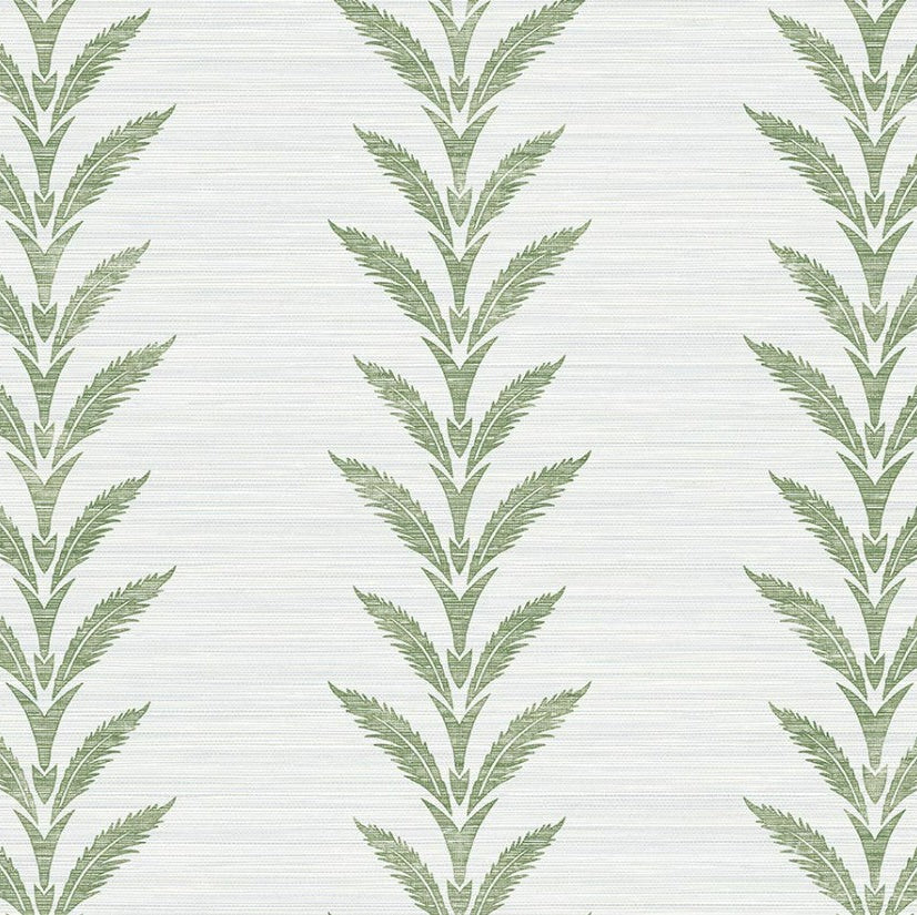 Huanzhu Leaf Stripe | Sage Silver