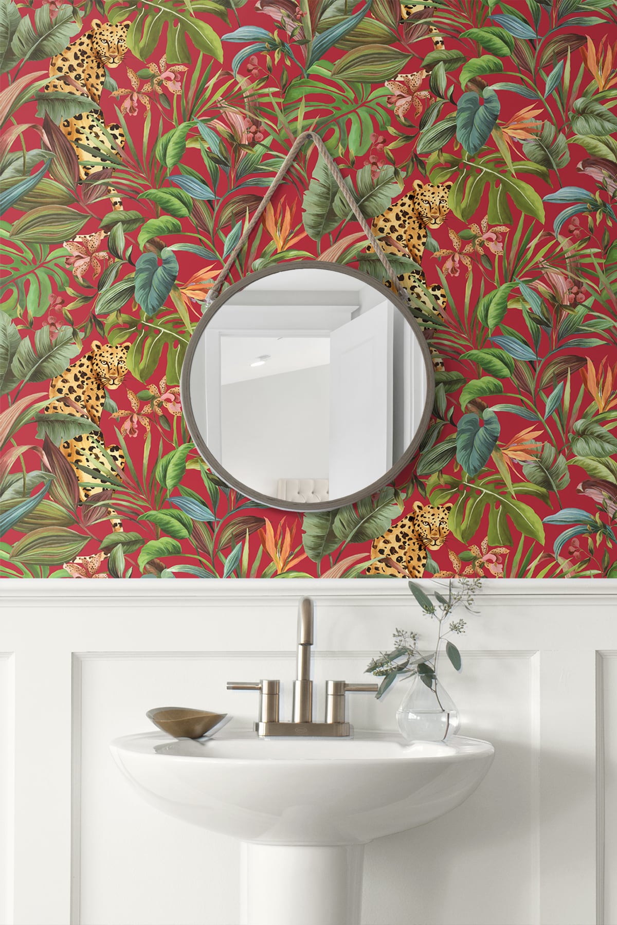 Tropical Leopard | Red