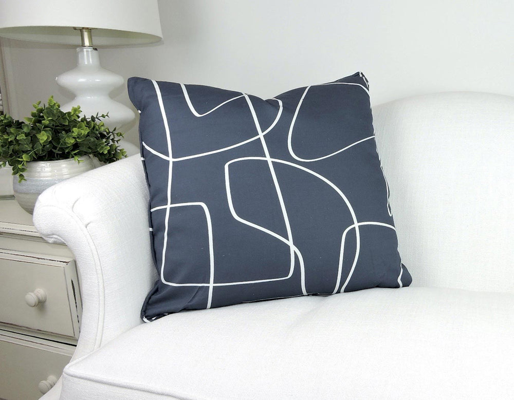 Lines Pillow | Navy