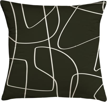 Lines Pillow | Black