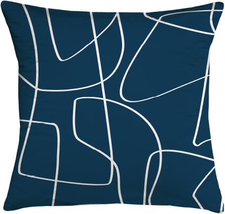 Lines Pillow | Navy