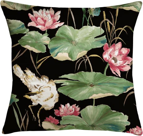 Lotus Pillow | Black