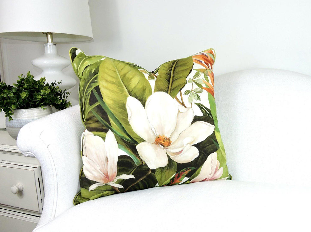 Magnolia Pillow | Green