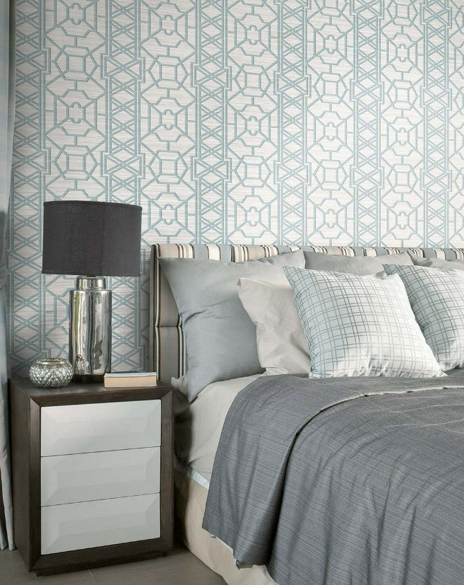 Pei Ling Lattice | Topaz Blue